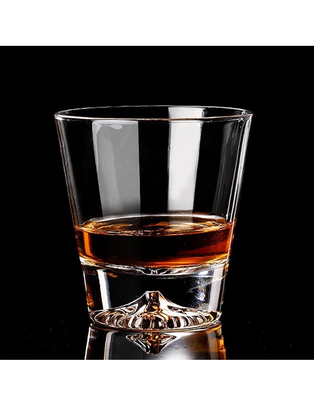 BARRAID Crystal Whiskey Glasses, (Set of 6) Rocks Glass Heavy Base 300 ML gallery image 1